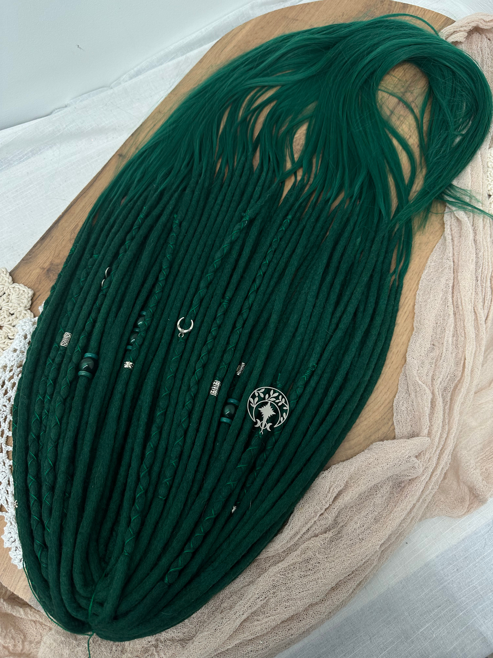 Войлочные дреды с удлинением из термоволокна 100см