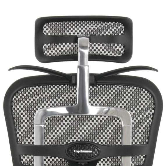 Кресло FALTO Ergohuman Luxury 2 с подножкой ( чёрный каркас /сетка чёрный T-168-B1 Black )