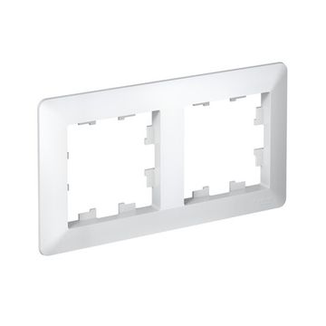 Рамка 2-м AtlasDesign Air бел./дым. бел. SE ATN220102