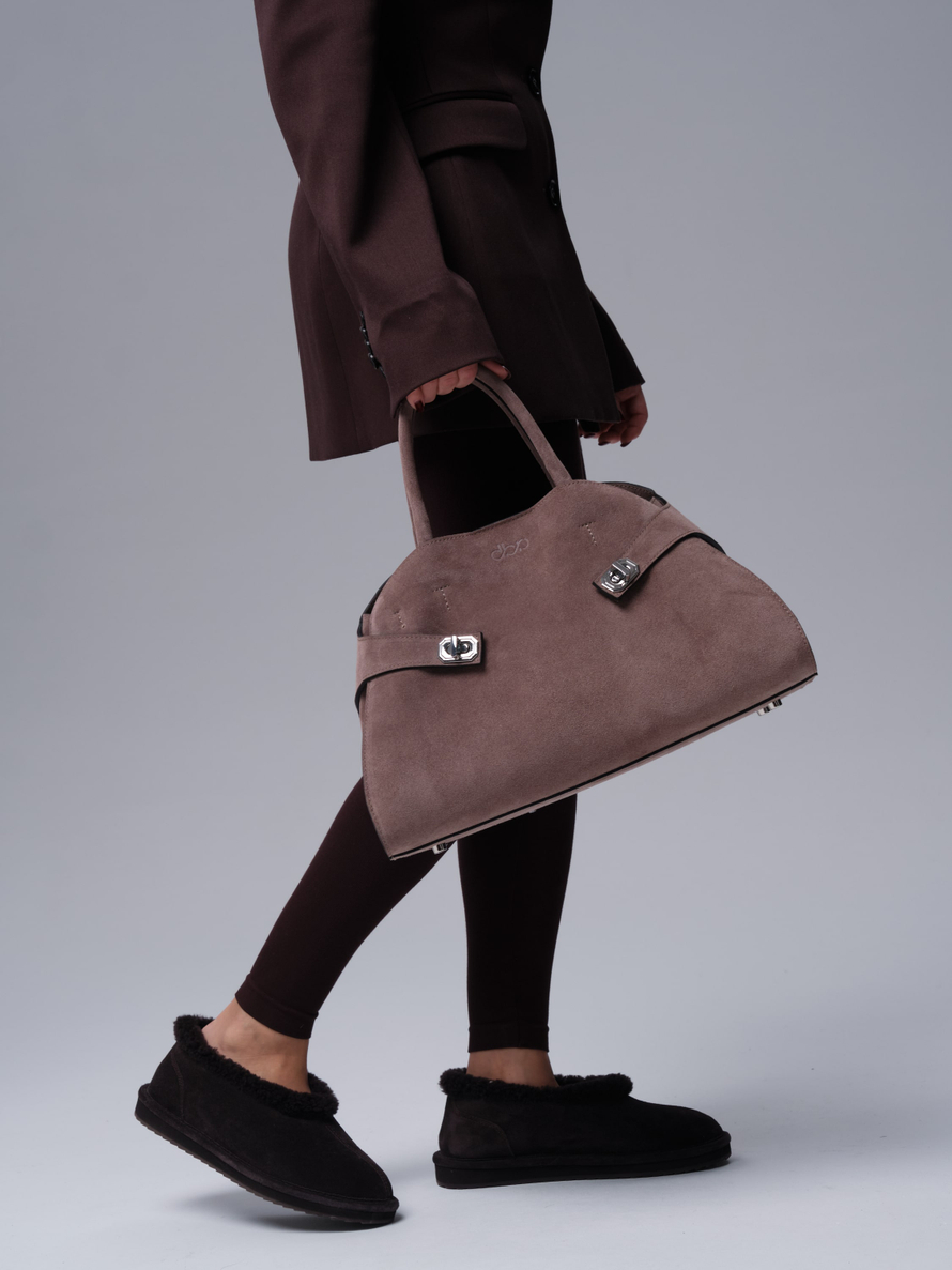Замшевая сумка DBR 30985 капучино