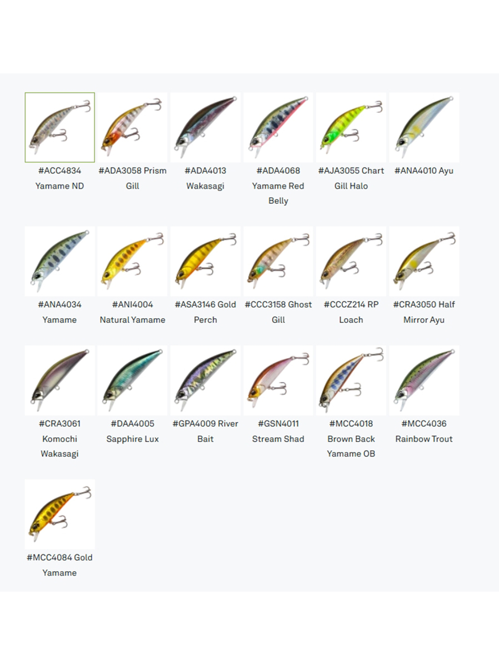 Воблер DUO Spearhead Ryuki 50 F, MCC4018 Brown Back Yamame OB