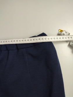 Юбка темно-синяя с шерстью 54 размер