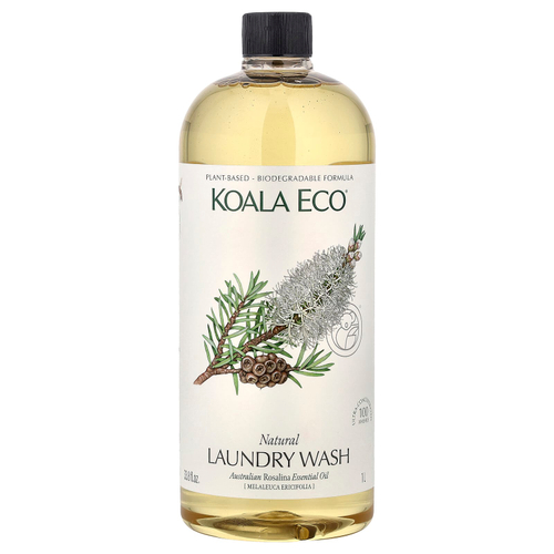Koala Eco, натуральное средство для стирки, эфирное масло австралийской розалины, 1 л (33,8 жидк. унции)