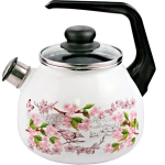 Чайник эмалированный 3л со свистком «Bird» Appetite