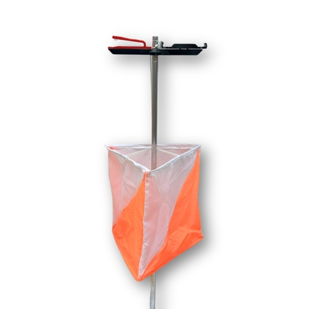 Комплект оборудования КП (алюминиевый кол, с одним компостером и держателем под станцию SportIdent или SFR, без упорной планки)