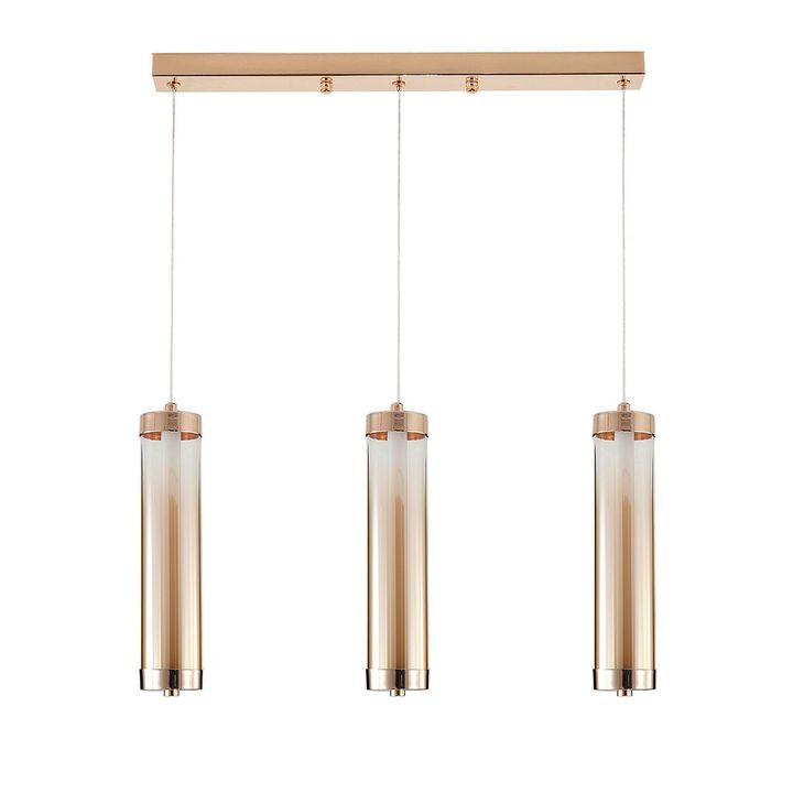 Подвесной светодиодный светильник Indigo Rilucente 11061/3P Gold V000150L