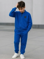 Синий спортивный костюм для мальчика в школу