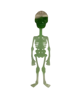 Карамель леденцовая на палочке в форме скелета , 30шт