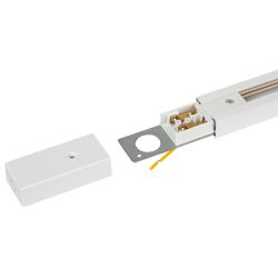 Комплект ЭРА TR-SET-200-1PT-PC WH шинопровод однофазный с профилем для натяжного потолка 2м белый
