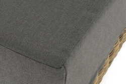 "Капри" модуль диванный прямой с подушками, цвет соломенный