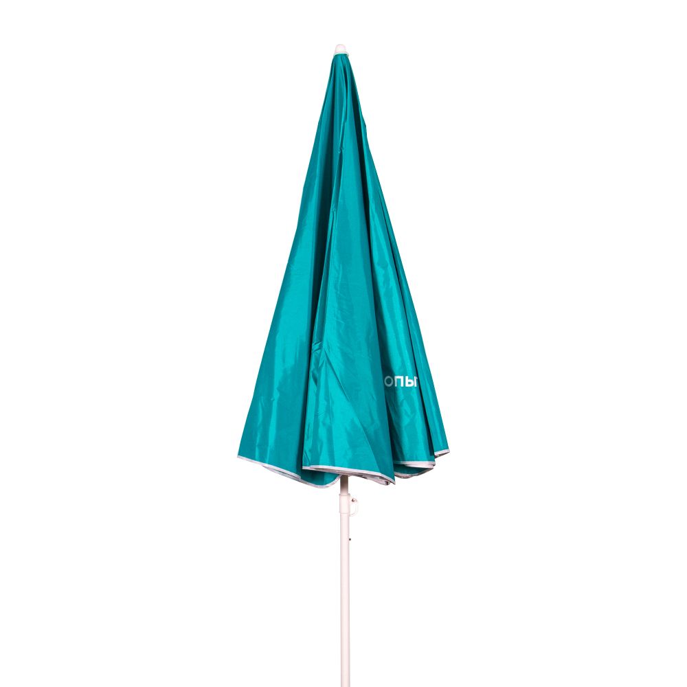 Зонт пляжный СЛЕДОПЫТ прямой, d - 210см, h - 220см, d штока 22/25мм, Oxford 210D, цв. бирюзовый/10/