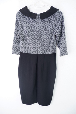 Платье комбинированное красивое 44 размер