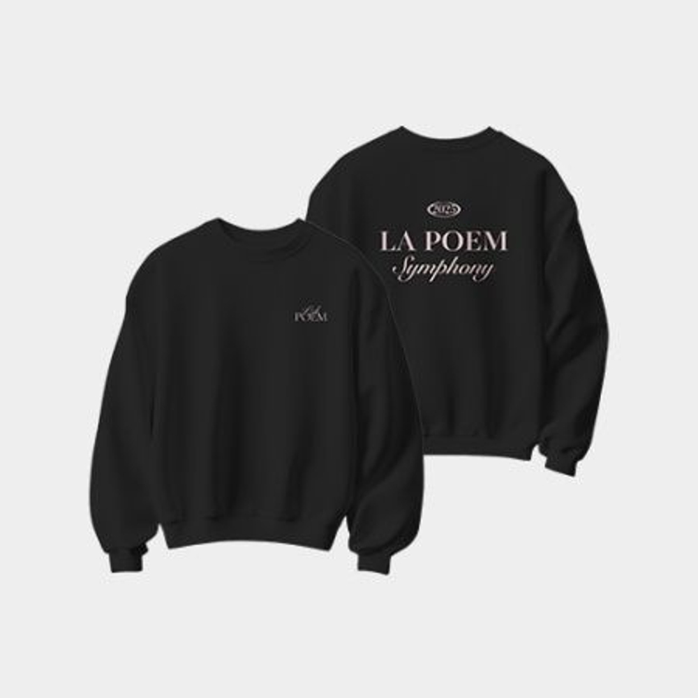 (ПРЕДЗАКАЗ) товары LA POEM - 2025 LA POEM SYMPHONY MD Sweatshirt BLACK