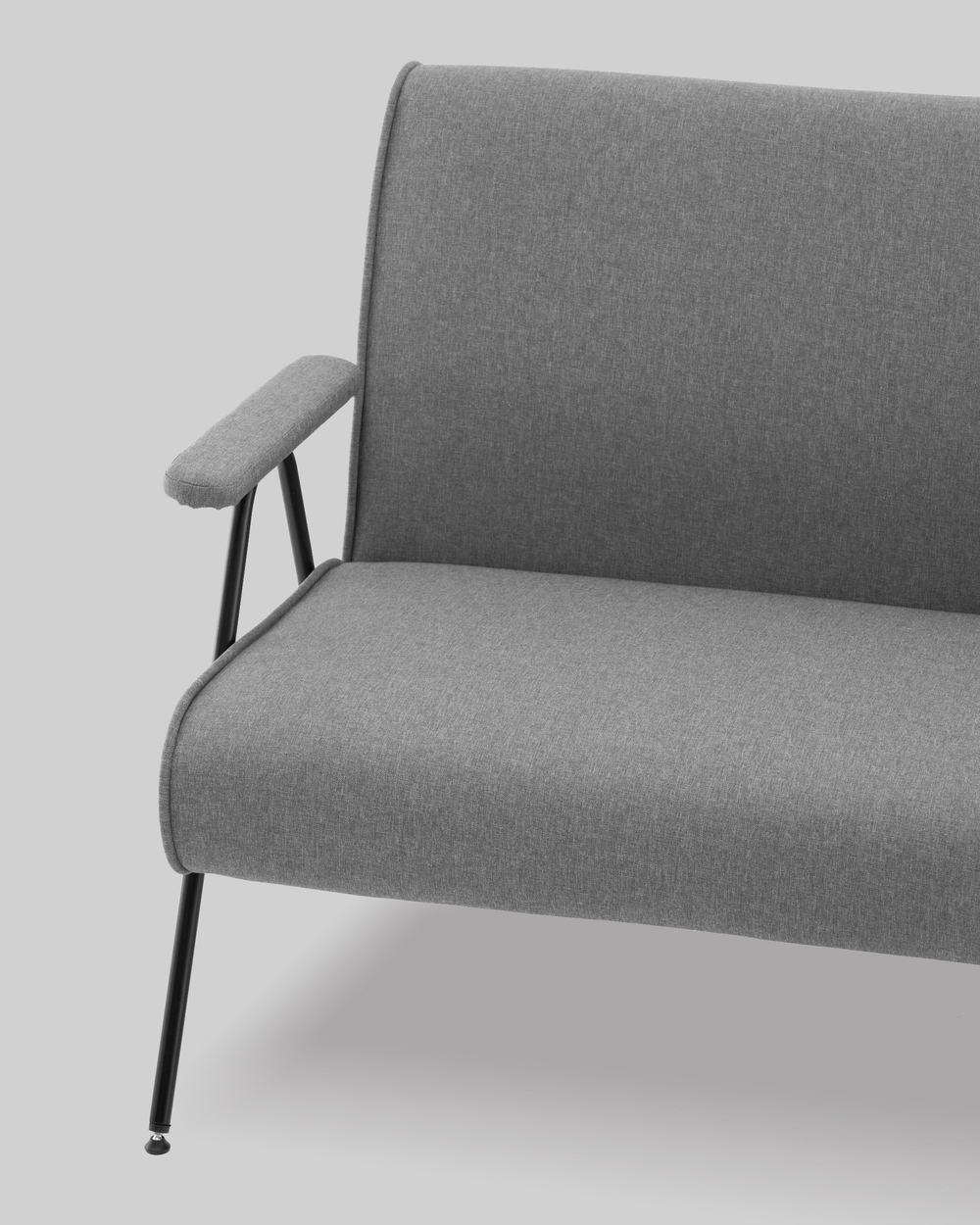 Диван Эндино рогожка серый