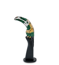 Decor and Gift 23-029-04 Н-р статуэток из трех «Тукан» дерево+стекл.мозаика (50,40,30 см)
