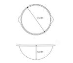 Казан чугунный Везувий 8л (БЕЗ КРЫШКИ)