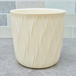 Горшок цветочный Desert 6,1л с дренажной вставкой, d217мм, h211мм (молочный)