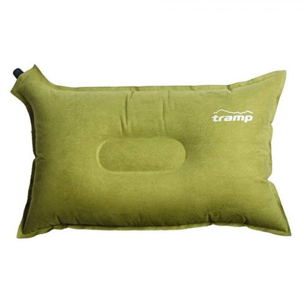 Подушка TRAMP самонадувающаяся Comfort (43*34*8,5 см), артикул TRI-012, цвет Зеленый