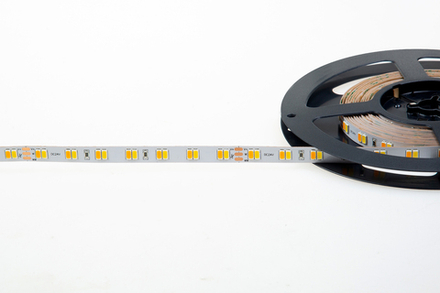 Лента светодиодная SMD биодинамическая DC24V 23W/m 3000-5000K 1900Lm/m 112д/м CRI>95 IP20,  упаковка 5 метров,  ширина 10мм,  высота 2, 5мм,  самоклейкая
