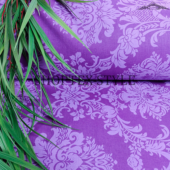 Поплин-жаккард &quot;Сапфир&quot; | ш.220 см | 115 г/м² | хлопок-100%