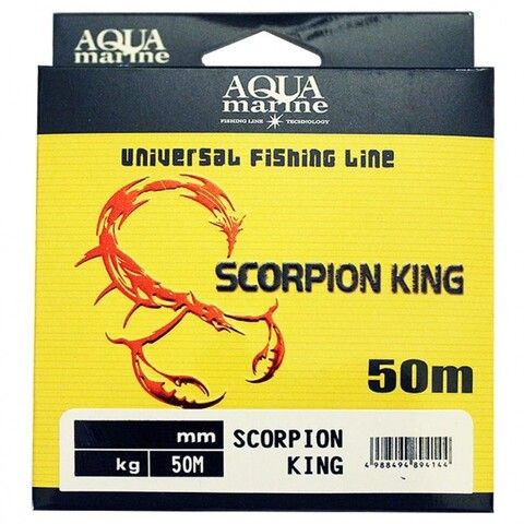 Рыболовная леска YGK Scorpion King 2.0 / 0,233мм 50м (4,81 кг) прозрачная 1813352