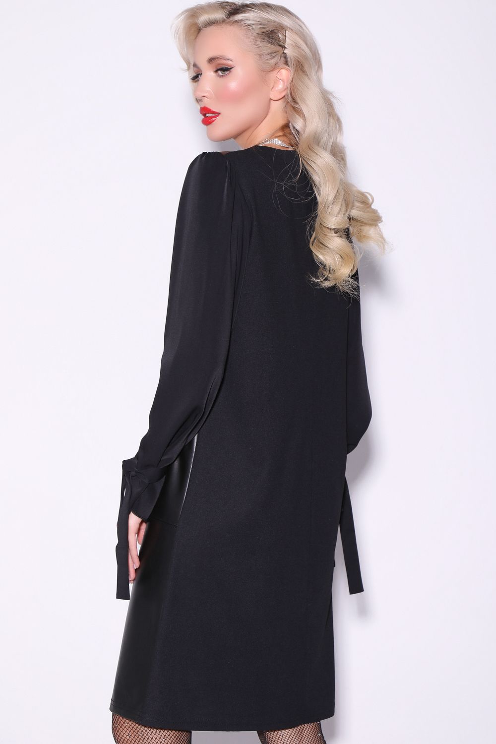 Платье "Валери" (черное) Elza (Акция)