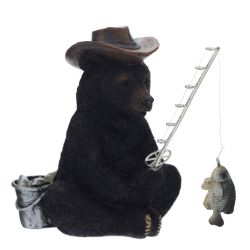 GAEM Фигурка декоративная "Медведь-рыбак", L11,5 W17 H13 см