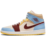 Кроссовки Air Jordan 1 Mid SE Fearless x Maison Chateau Rouge