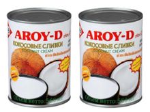 Сливки Aroy-D кокосовые 70%, 560 мл 2 шт