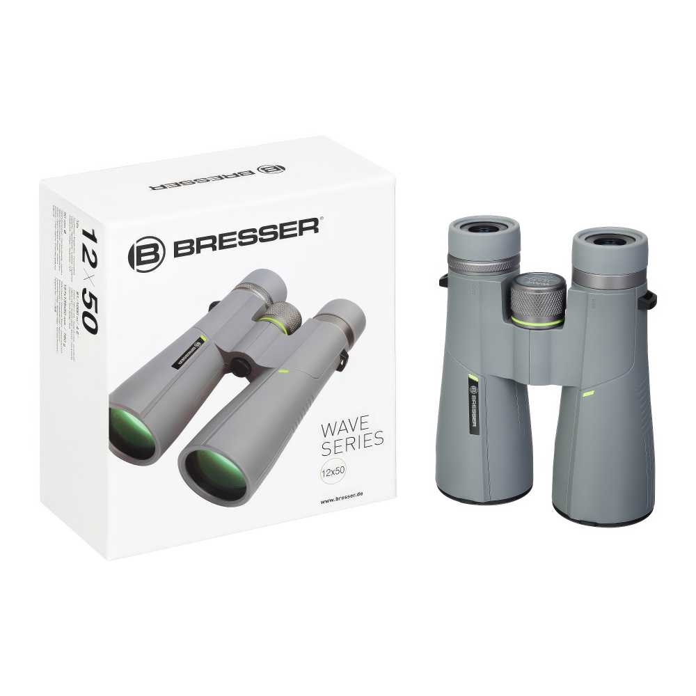 Бинокль Bresser Wave 12x50 WP - Поворотно-выдвижные наглазники