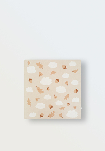 Плед вязаный Simple (желуди)