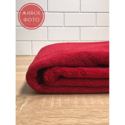 Полотенце 70х140 Hamam Glam красное