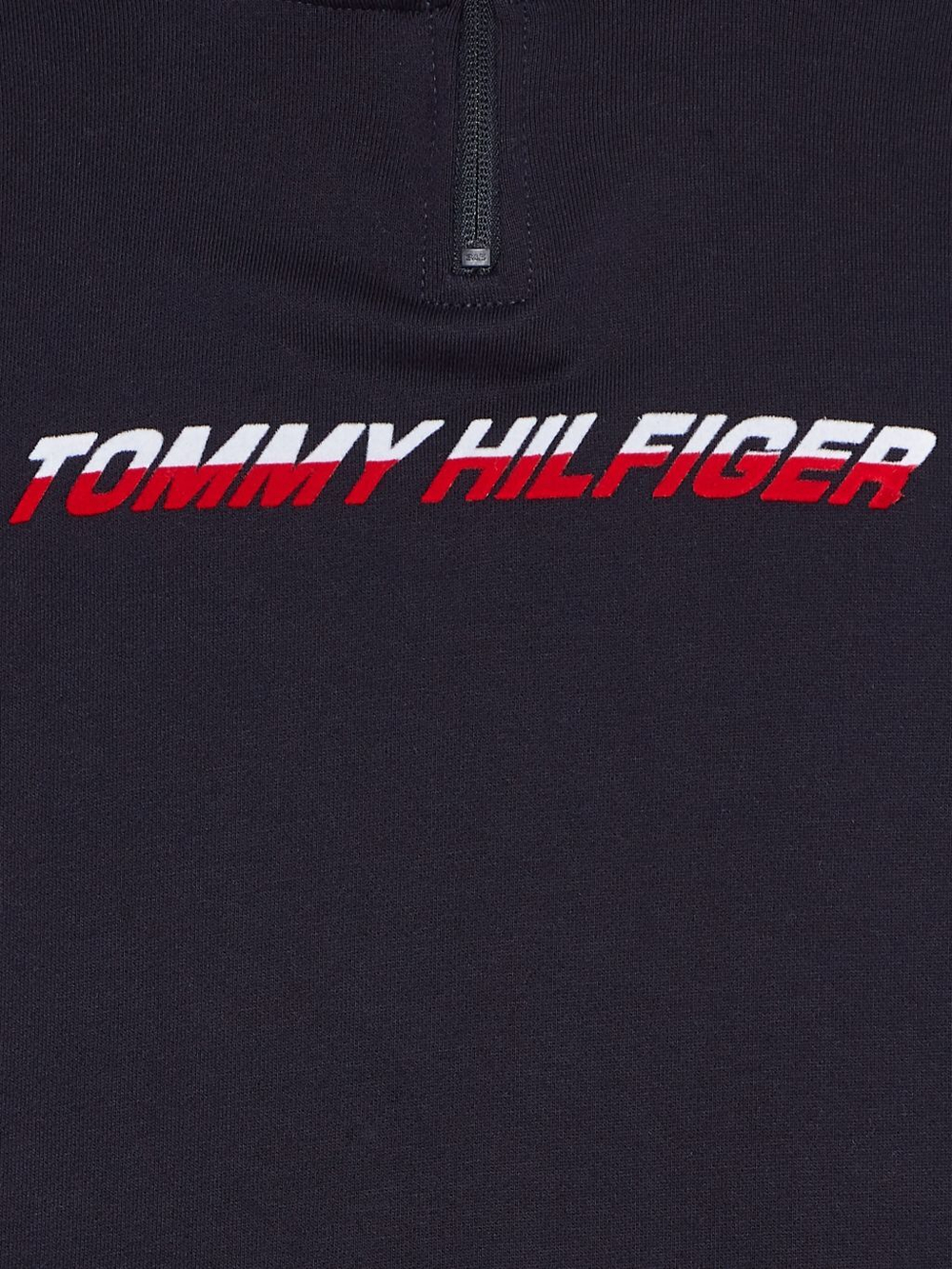 Мужская теннисная кофта Tommy Hilfiger Graphic 1/4 Zip - небесный