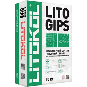 Штукатурка гипсовая Litokol Litogips серая 30 кг