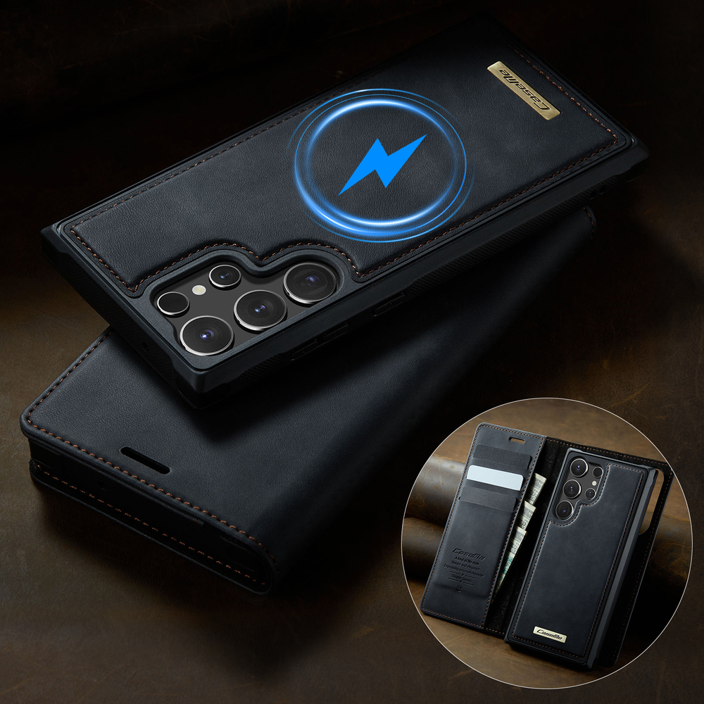 Чехол-кошелек CaseMe 2 in 1 MagSafe Samsung Galaxy S23 Ultra