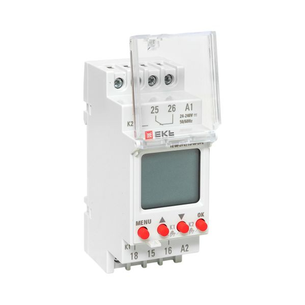 Таймер электронный двухканальный ТЭ-80 24-230В EKF