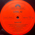Level 42 ‎– Level 42 (Германия 1981г.)