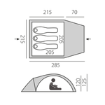 ПАЛАТКА BTRACE GLADE 3 БЫСТРОСБОРНАЯ