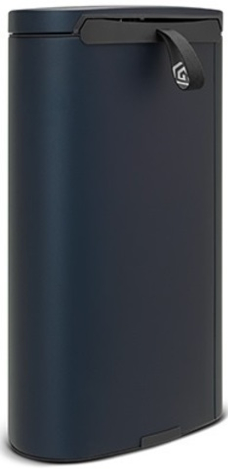 Ведро для мусора Brabantia FlatBack 30л темно-синее