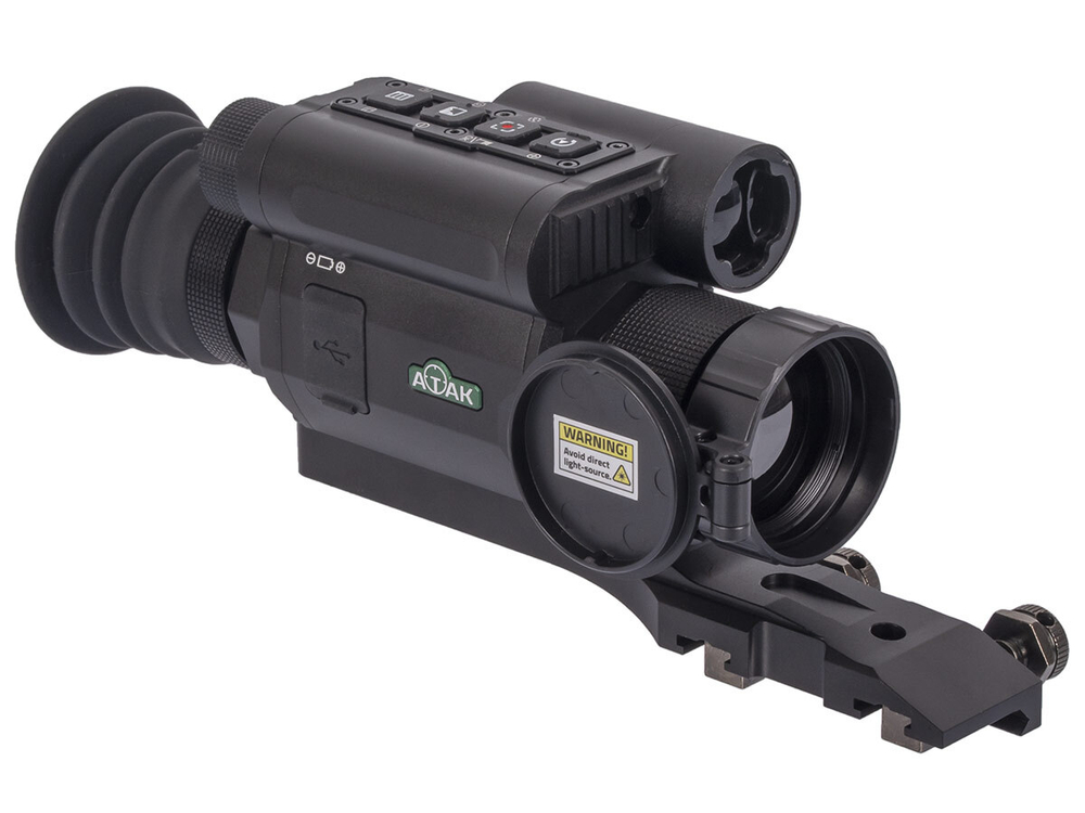 Тепловизионный прицел ATAK ET23-35LRF, x3.7/7.4/14.8/29.6, 384x288, лазерный дальномер + баллистический калькулятор, D=35мм