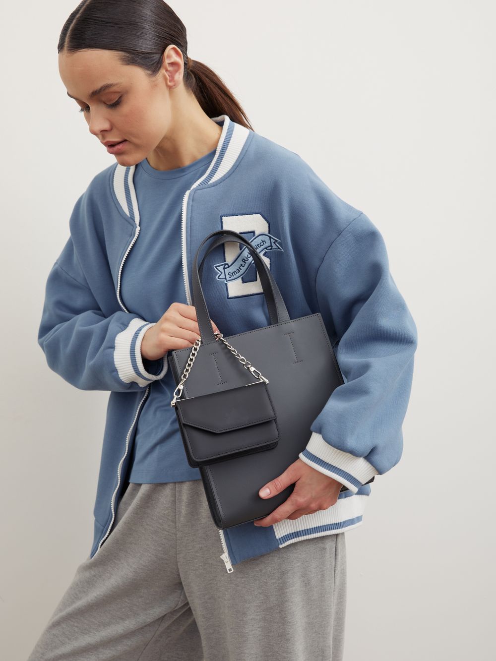 ШОППЕР МАЛЕНЬКИЙ ГРАФИТ