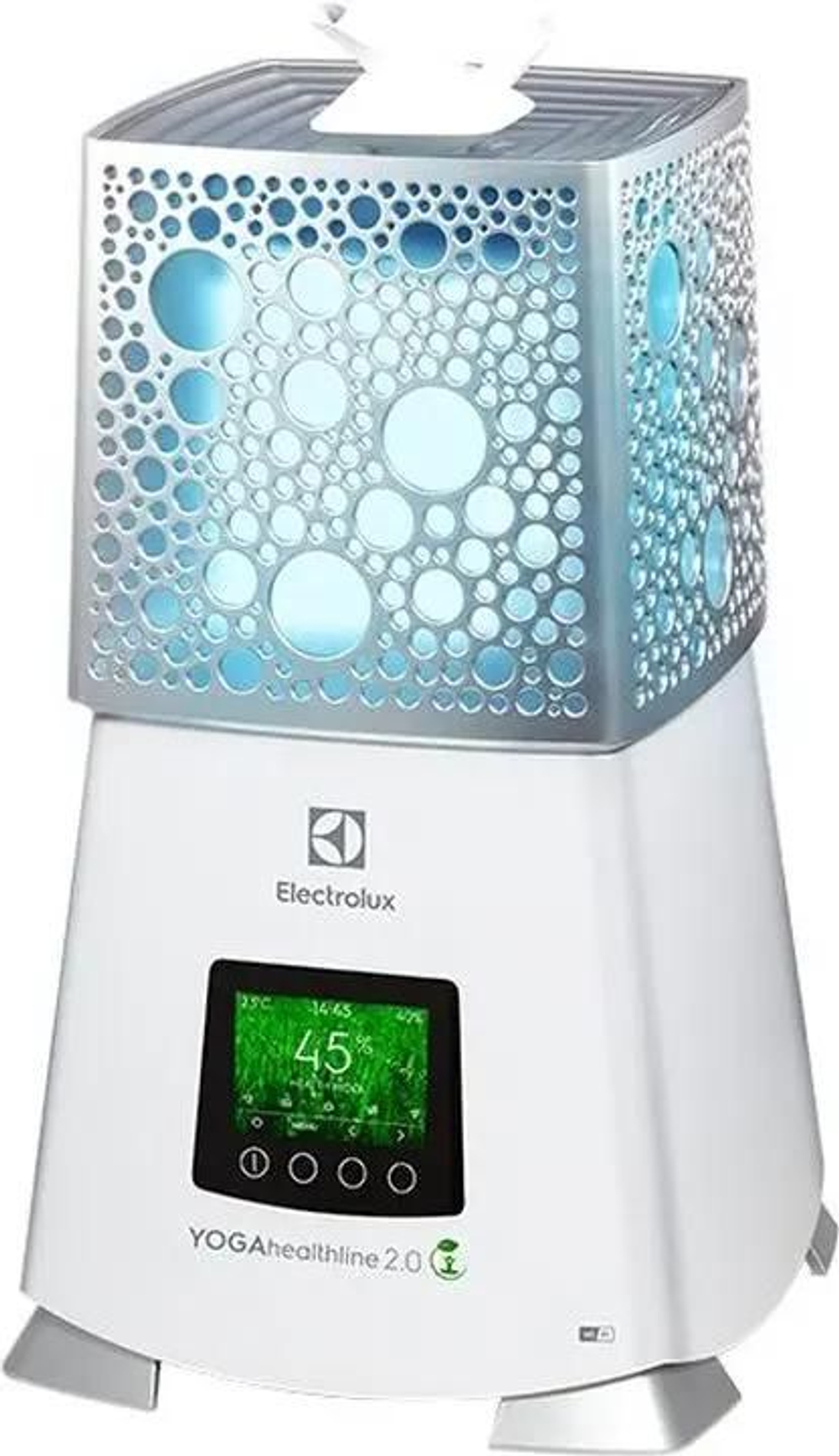 Увлажнитель воздуха ультразвуковой Electrolux EHU-3915D,  9.4л,  белый/серебристый