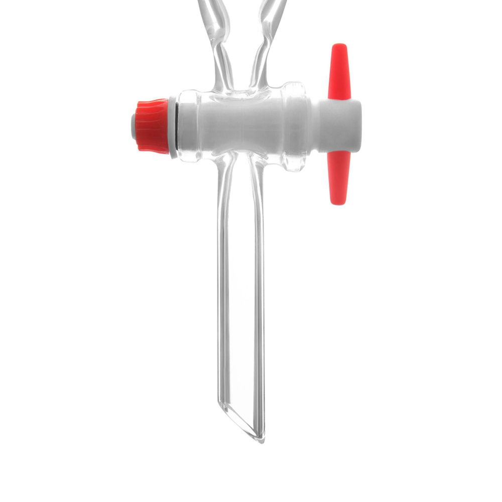 Воронка делительная грушевидная, 5000 мл, шлиф 29/32, с PTFE краном и пробкой