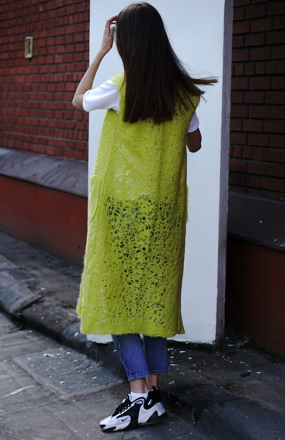 Ажурный жилет "Лайм"