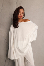 Лонгслив OVER из трикотажа