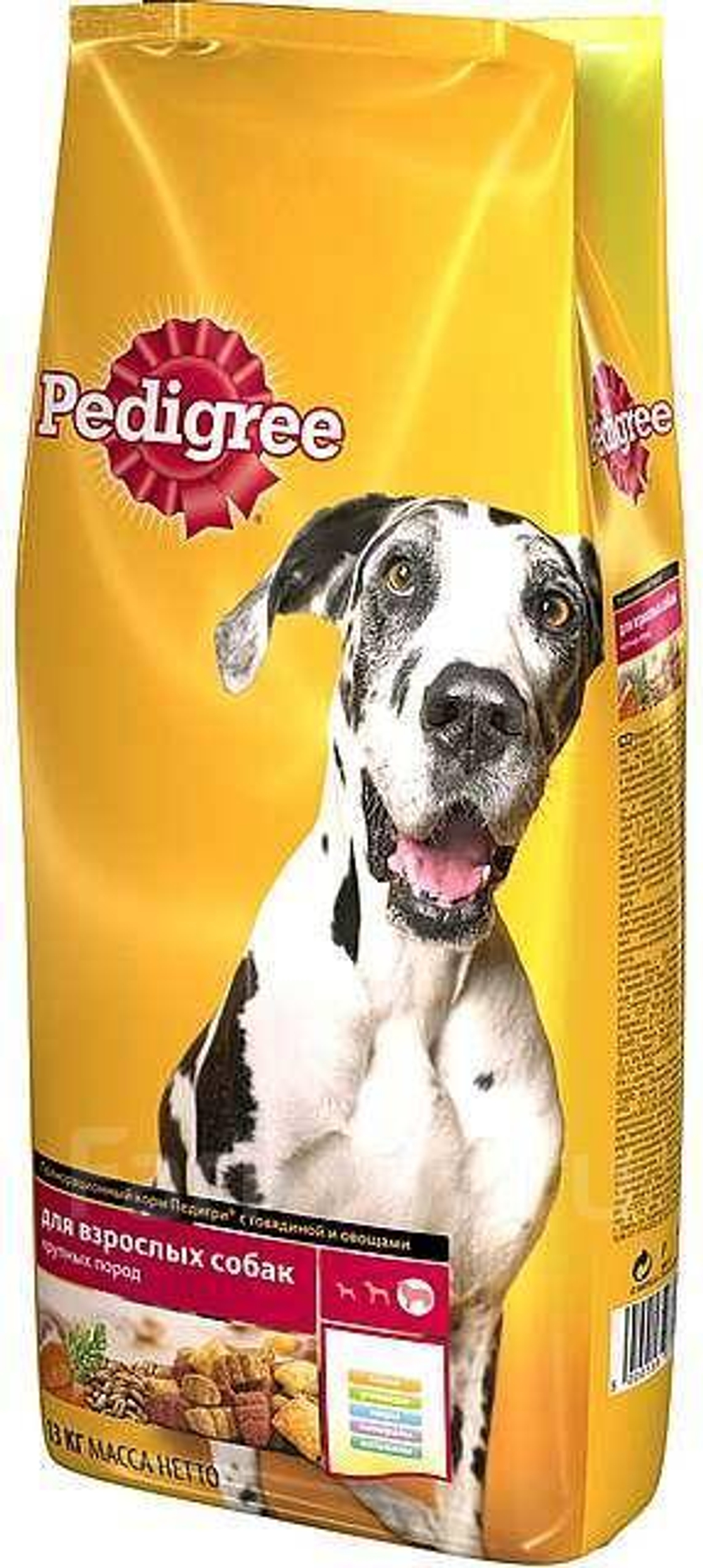 Педиг для взр собак гов/рис/ов 13кг/1 сух