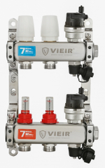 Колл. группа БЕЗ КРАНОВ (НЕРЖ) с расход. и ВСТ. ВОЗД.   2-вых. ViEiR (5/1шт) Т