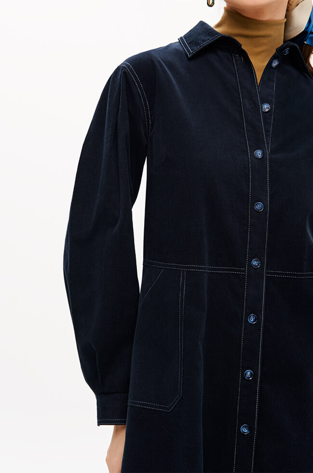 51697 Платье женское (темно-синий)