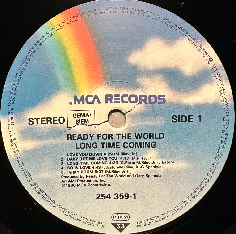 Ready For The World - Long Time Coming (Германия 1986г.)