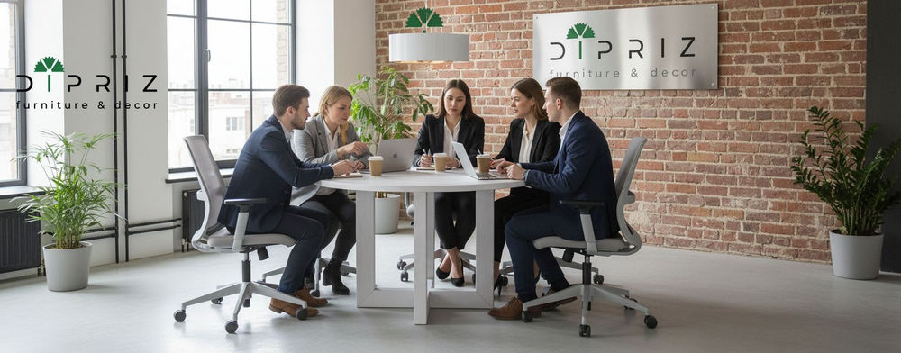 Стол обеденный, 100х100х75, Нордик, кухонный, круглый, из массива сосны, белый, Dipriz